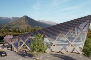 La station de départ de Bramois telle qu'elle a été imaginée par les architectes